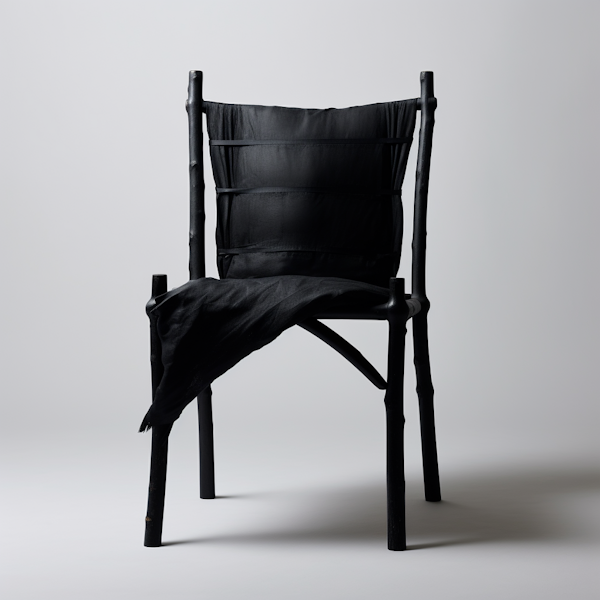 Sleek Monochromatic Director's Chair