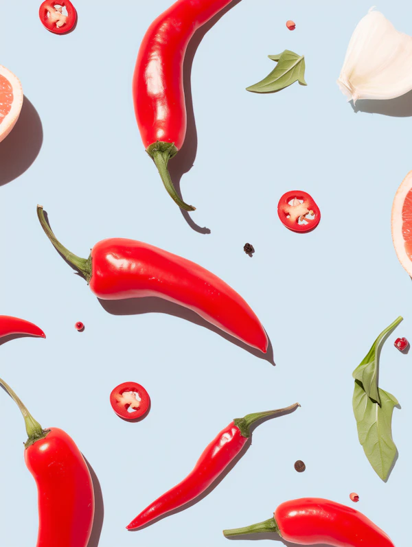 Vibrant Chili Composition