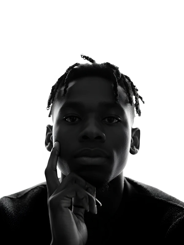 Black-and-White Portrait