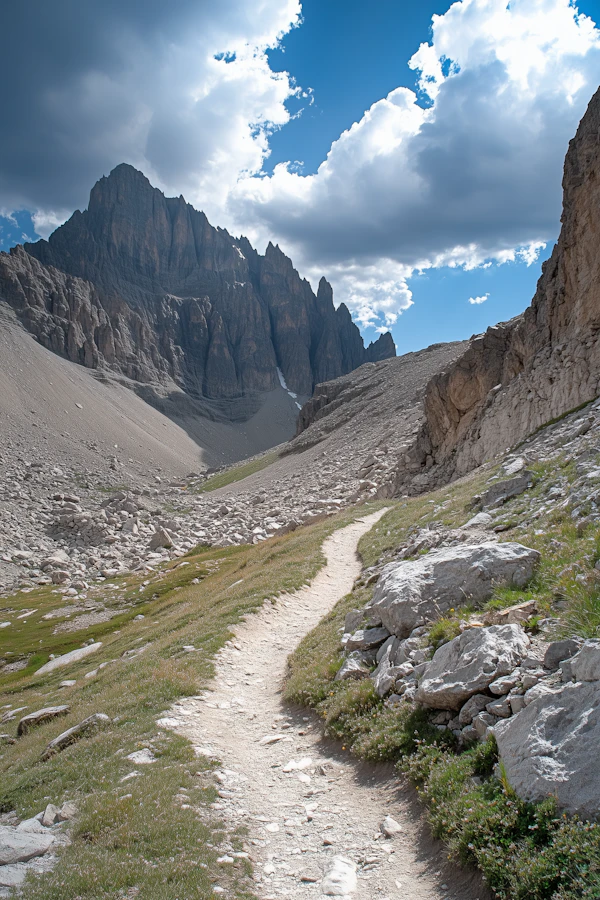 Mountain Landscape with Path