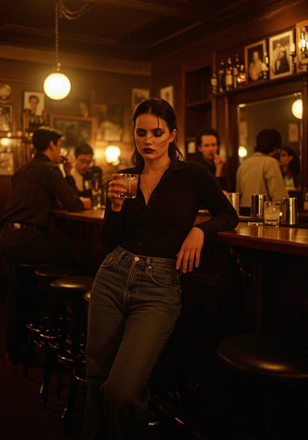 Moody Bar Scene
