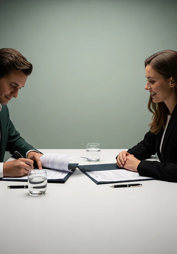 Professional Meeting Scene