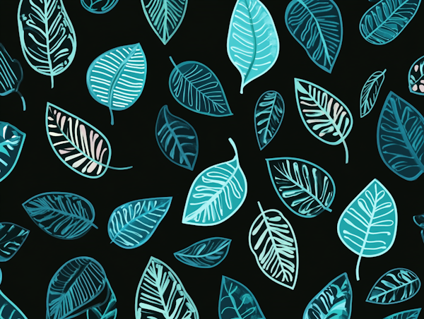 Stylized Leaf Pattern