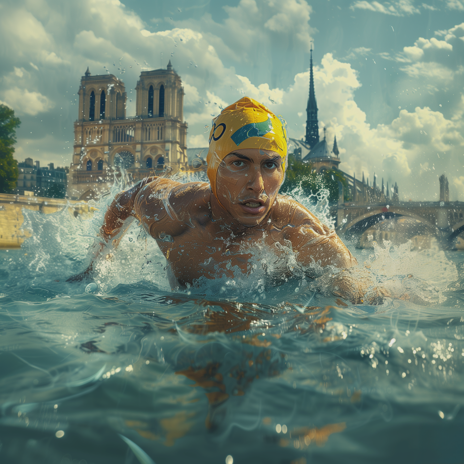 Swimmer in Paris