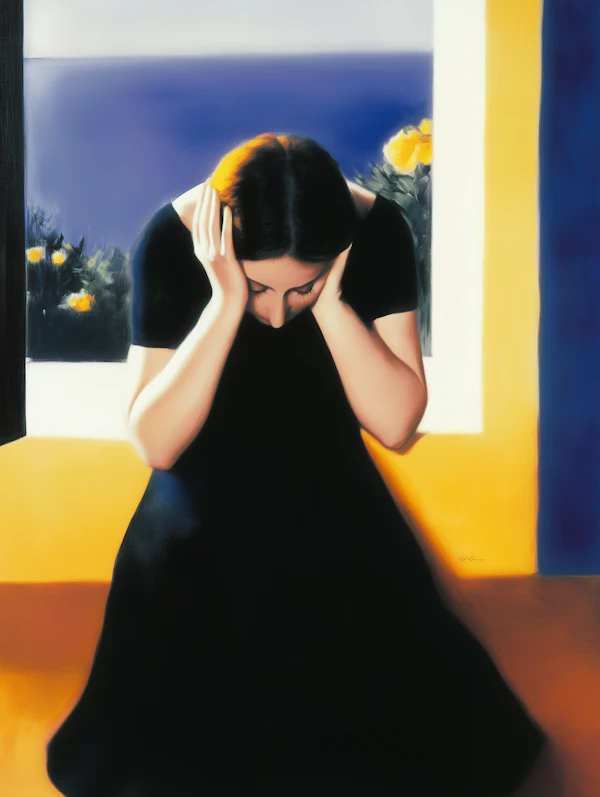 Woman Near Window