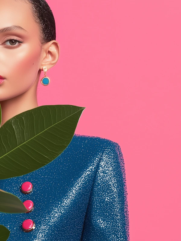 Vibrant Fashion Portrait