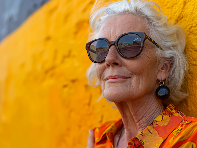 Stylish Matriarch in Sunglasses