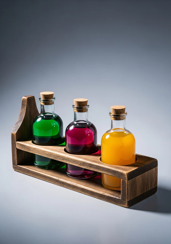 Colorful Glass Bottles