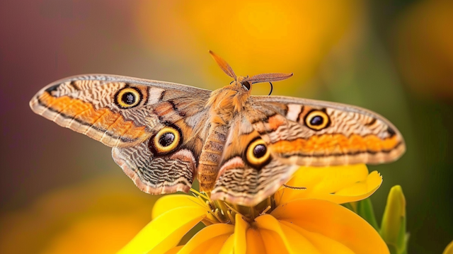 Butterfly on Yellow Flower