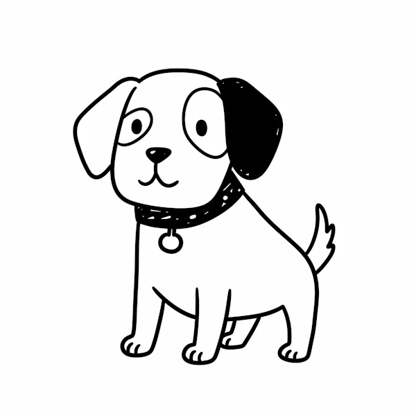 Cartoon Dog Illustration