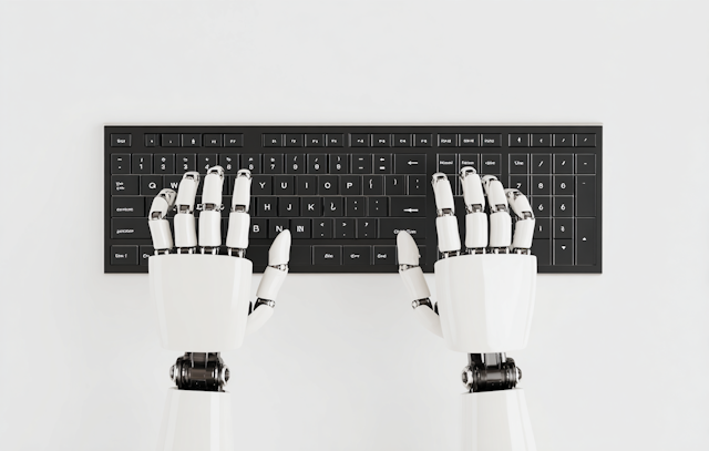 Robotic Hands on Keyboard