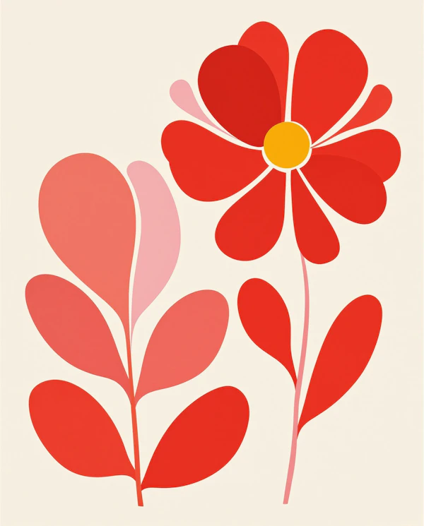 Minimalist Floral Art