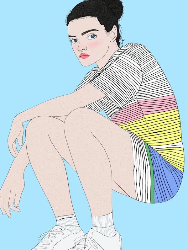 Stylized Person Illustration