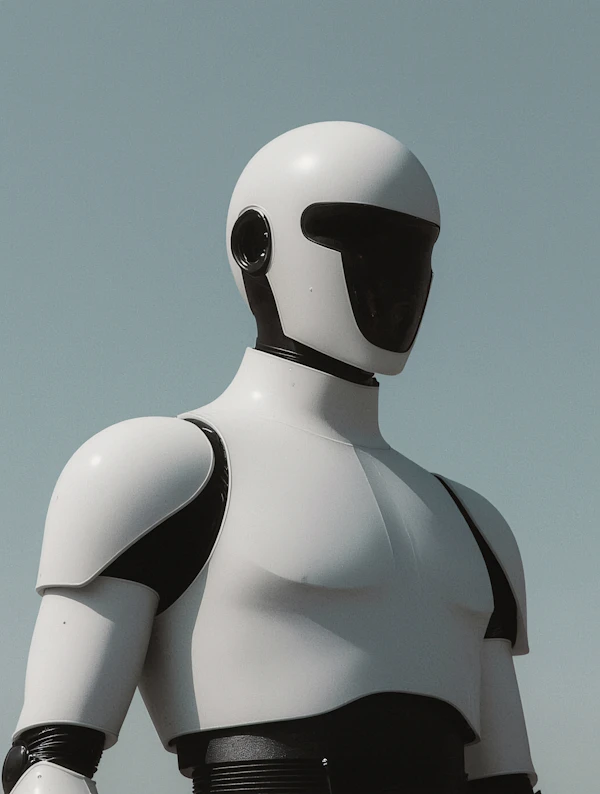 Futuristic Humanoid Robot