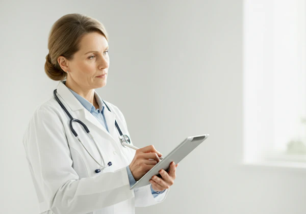 Doctor with Tablet