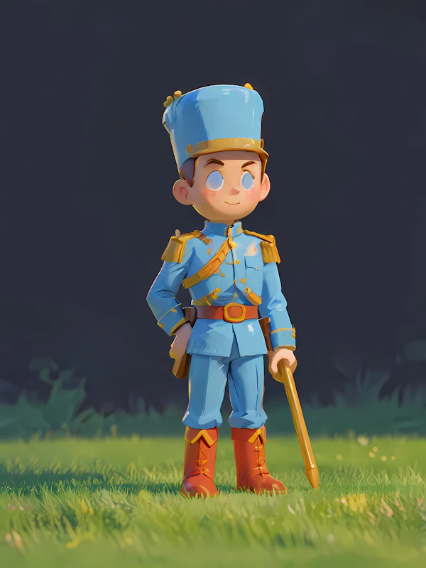 Cartoon Soldier Art
