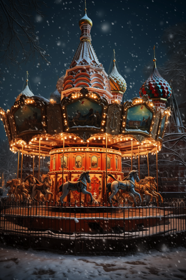 Winter Twilight Enchantment Carousel