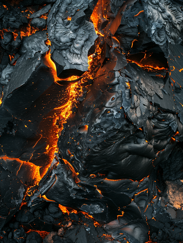 Lava Flow Close-Up