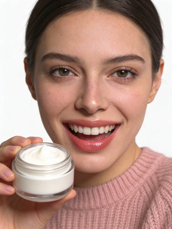 Woman with Cream Jar