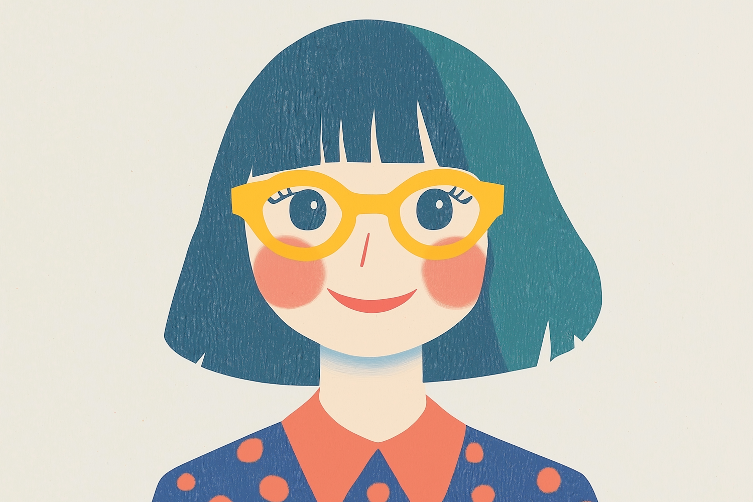 Cheerful Person Illustration