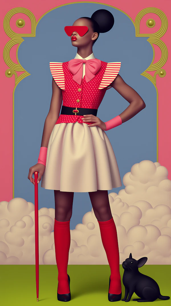 Stylized Fashion Scene