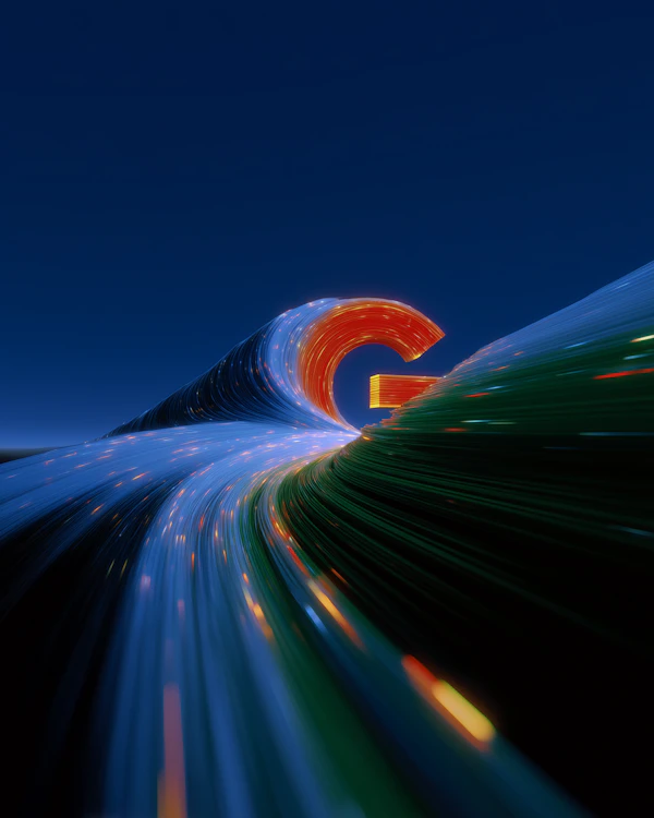 Futuristic Light Wave