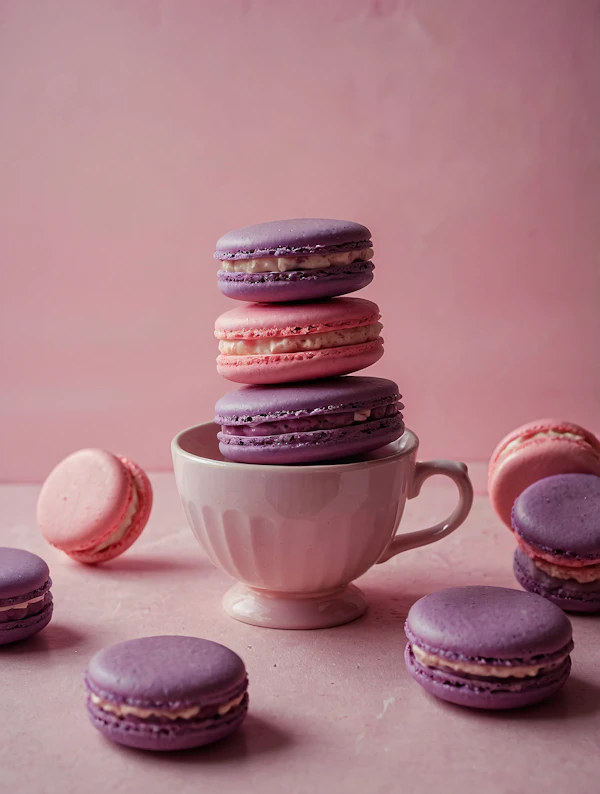 Pastel Macaron Display