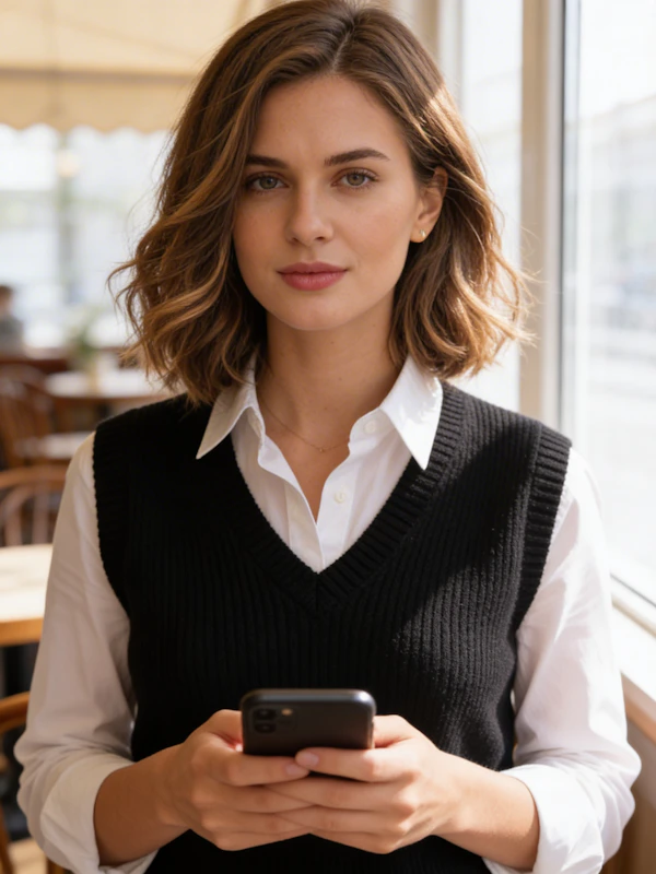 Woman with Smartphone