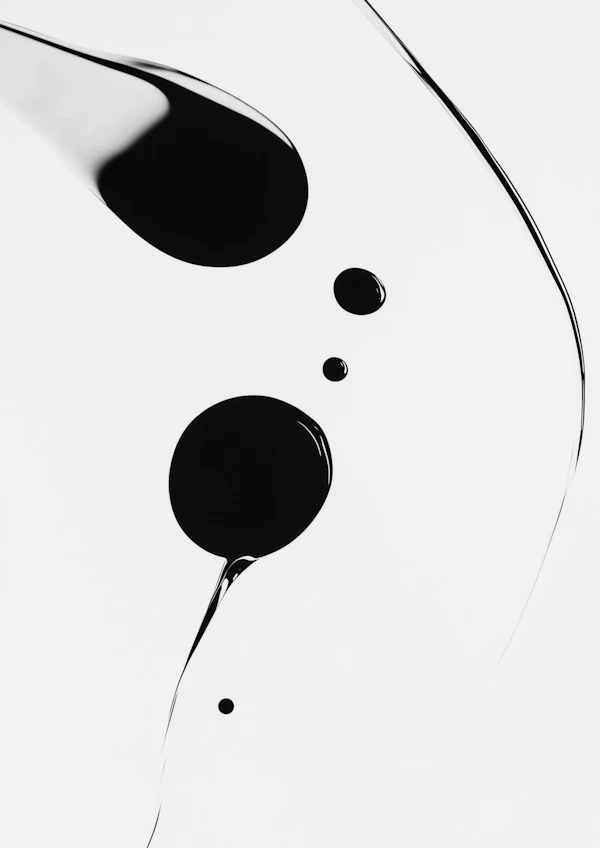 Abstract Black Droplets