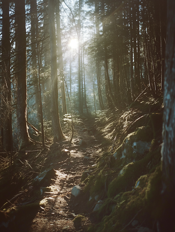 Golden Hour in the Forest