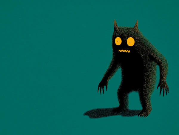 Shadowy Creature Art