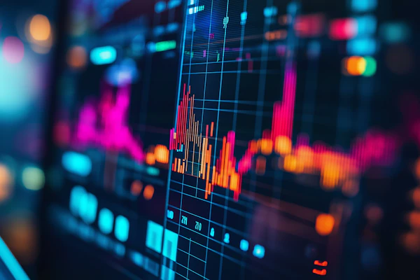 Digital Financial Chart
