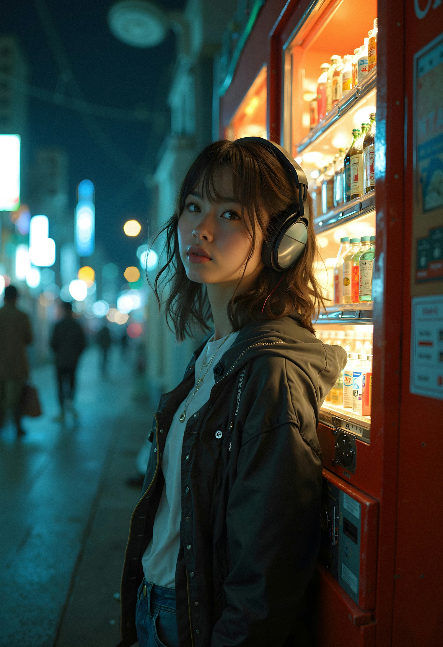 Urban Evening by Vending Machine