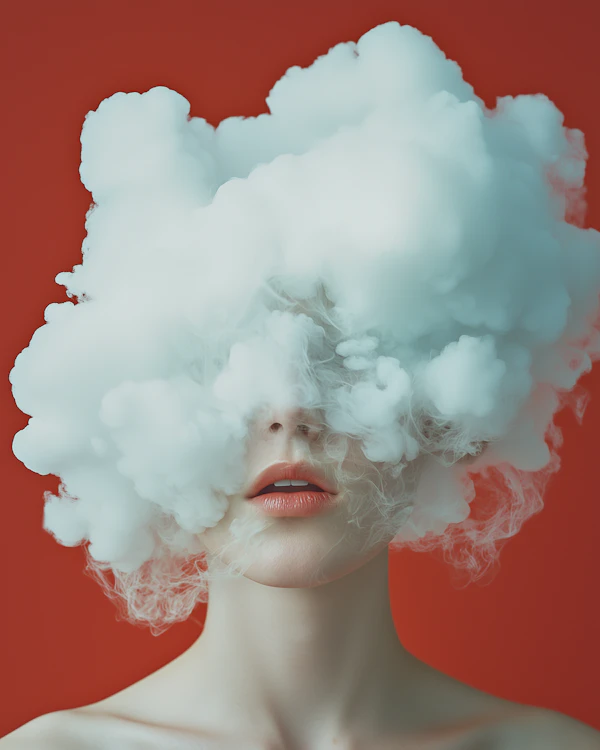 Surreal Smoke Portrait