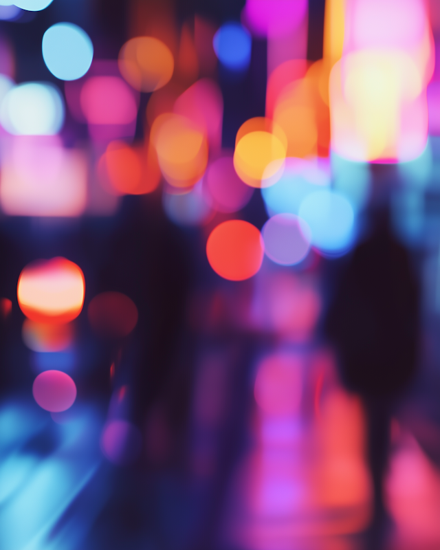 Urban Nightlife Bokeh