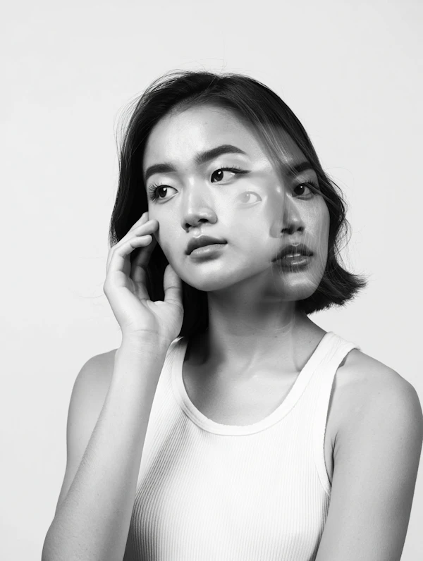 Double Exposure Portrait