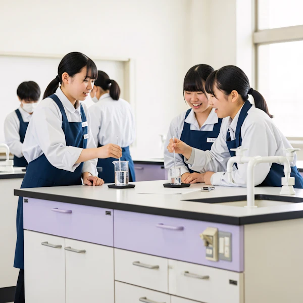 Students in Science Lab