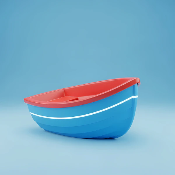 Stylized Boat Render