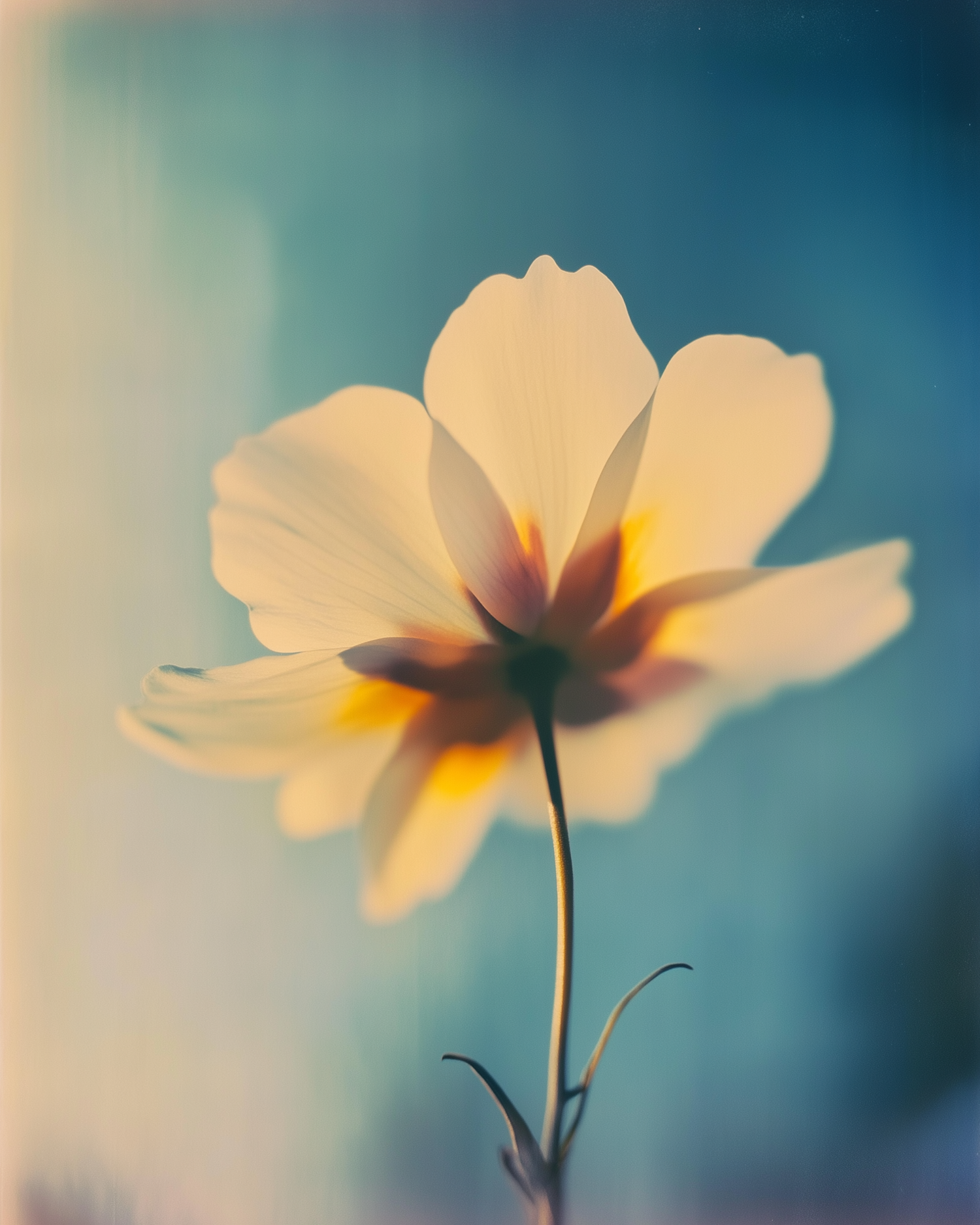 Delicate Flower with Translucent Petals