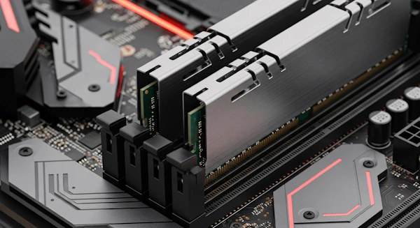 Modern Motherboard Close-Up
