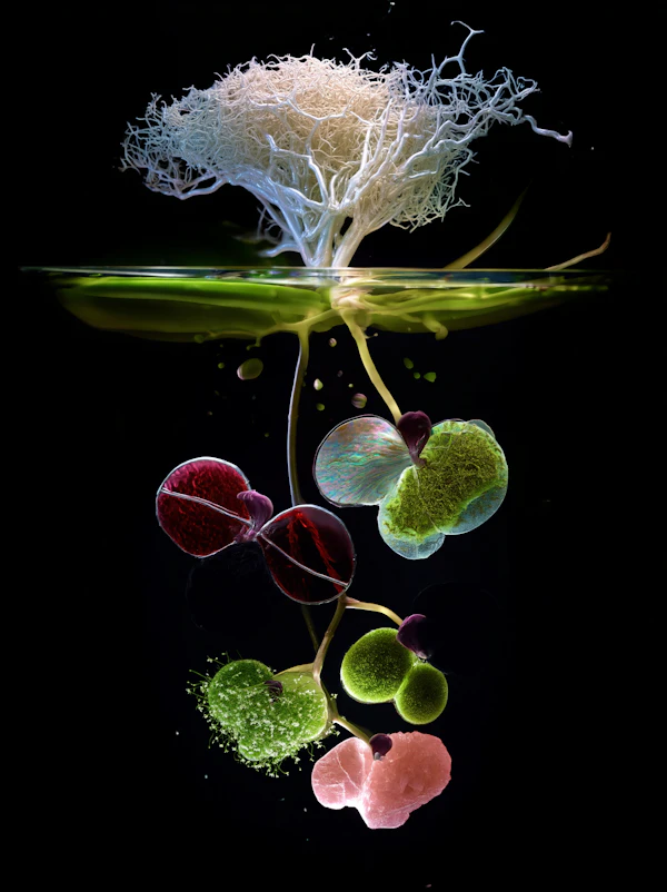 Surreal Plant Structure