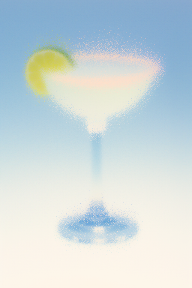 Stylized Cocktail Glass