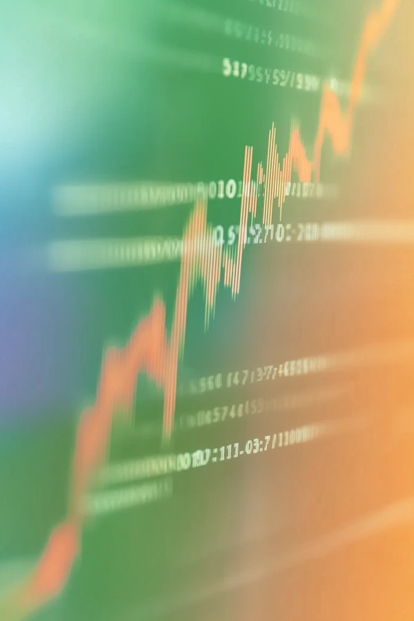 Abstract Financial Chart