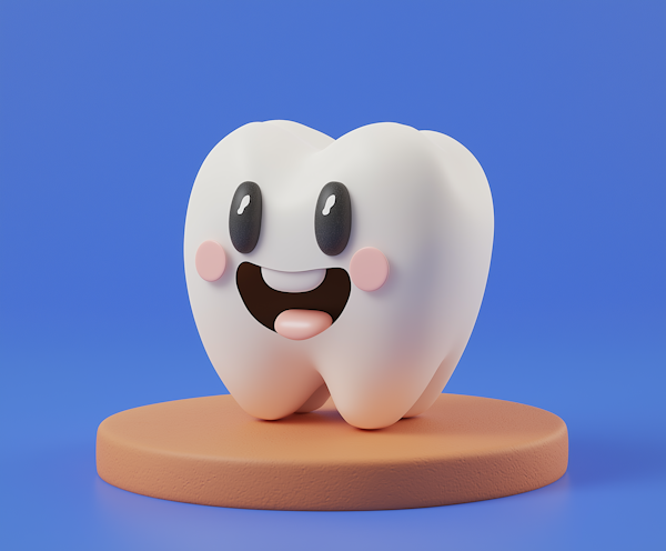 Cheerful Tooth Character