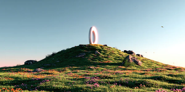 Glowing Hillscape