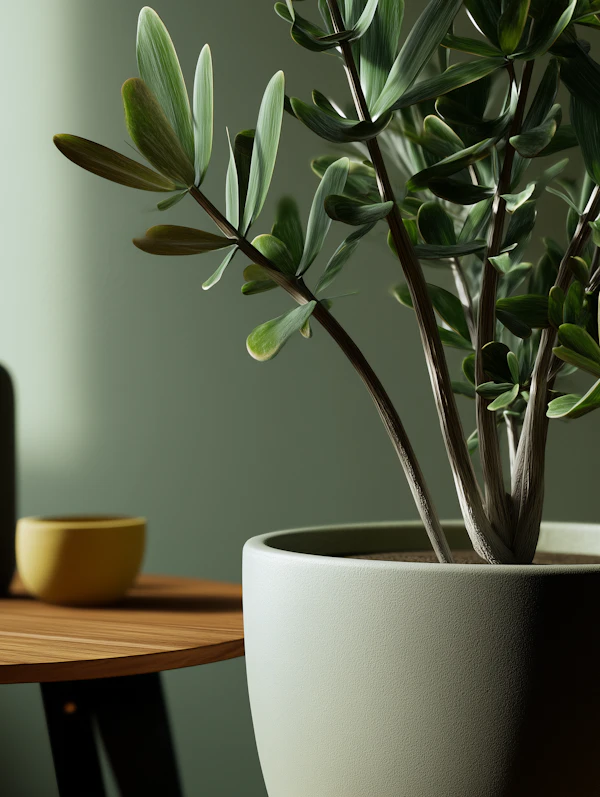 Potted Plant Close-Up