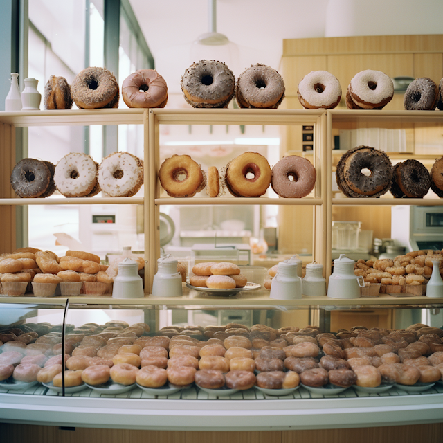 Sweet Array of Glazed and Sprinkled Delights