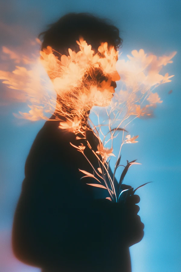 Floral Silhouette Art
