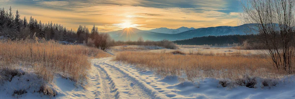 Serene Winter Landscape