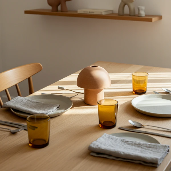 Minimalist Dining Setup